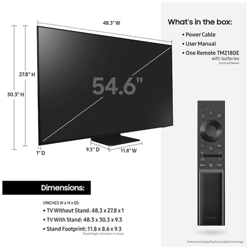 [리퍼]  삼성TV QLED QN55QN85  55인치4K UHD 스마트TV (로컬변경완료) 벽걸이형